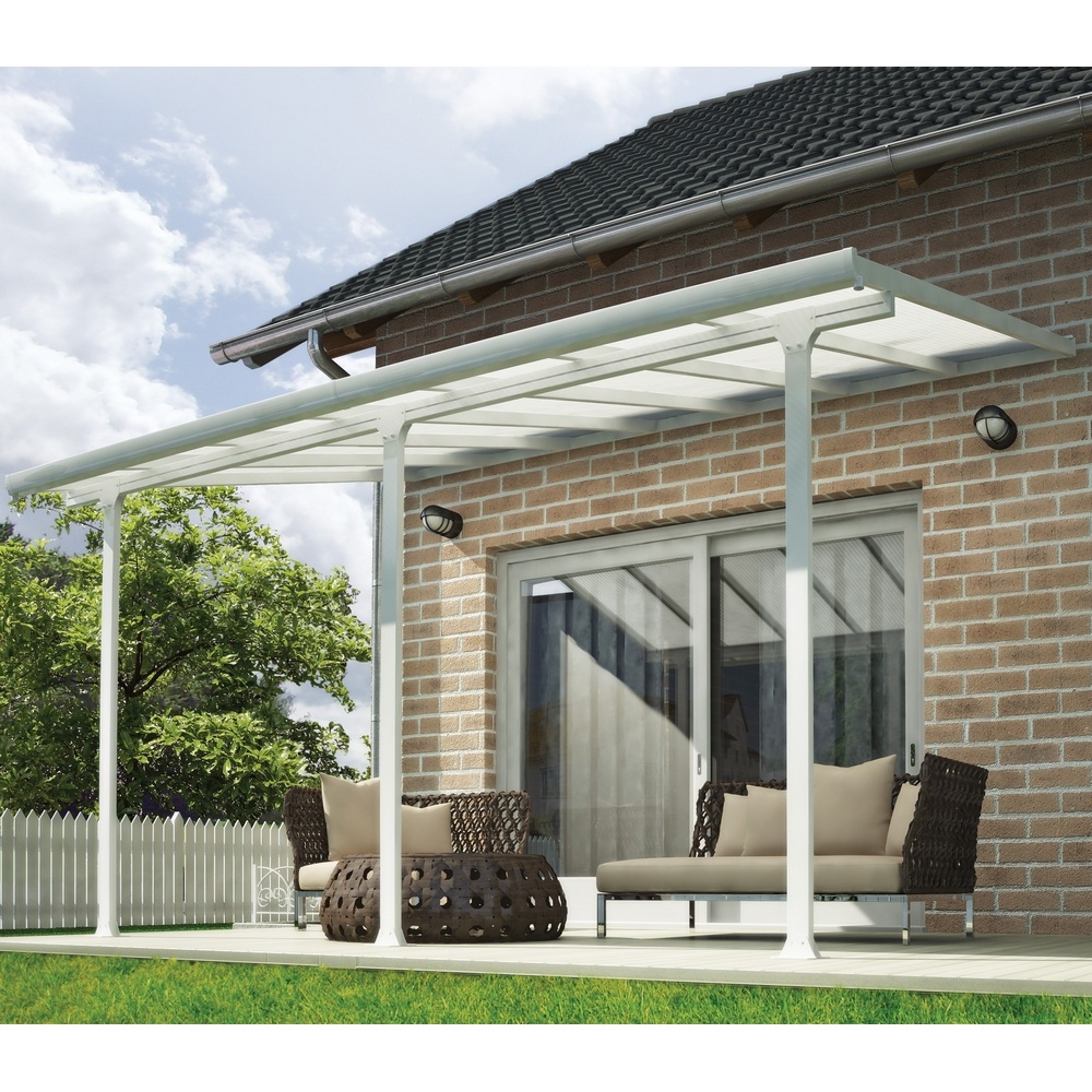 FERIA PATIO COVER 12,5 M2 - 3x4,25M WHITE Vit 3X4,25 m