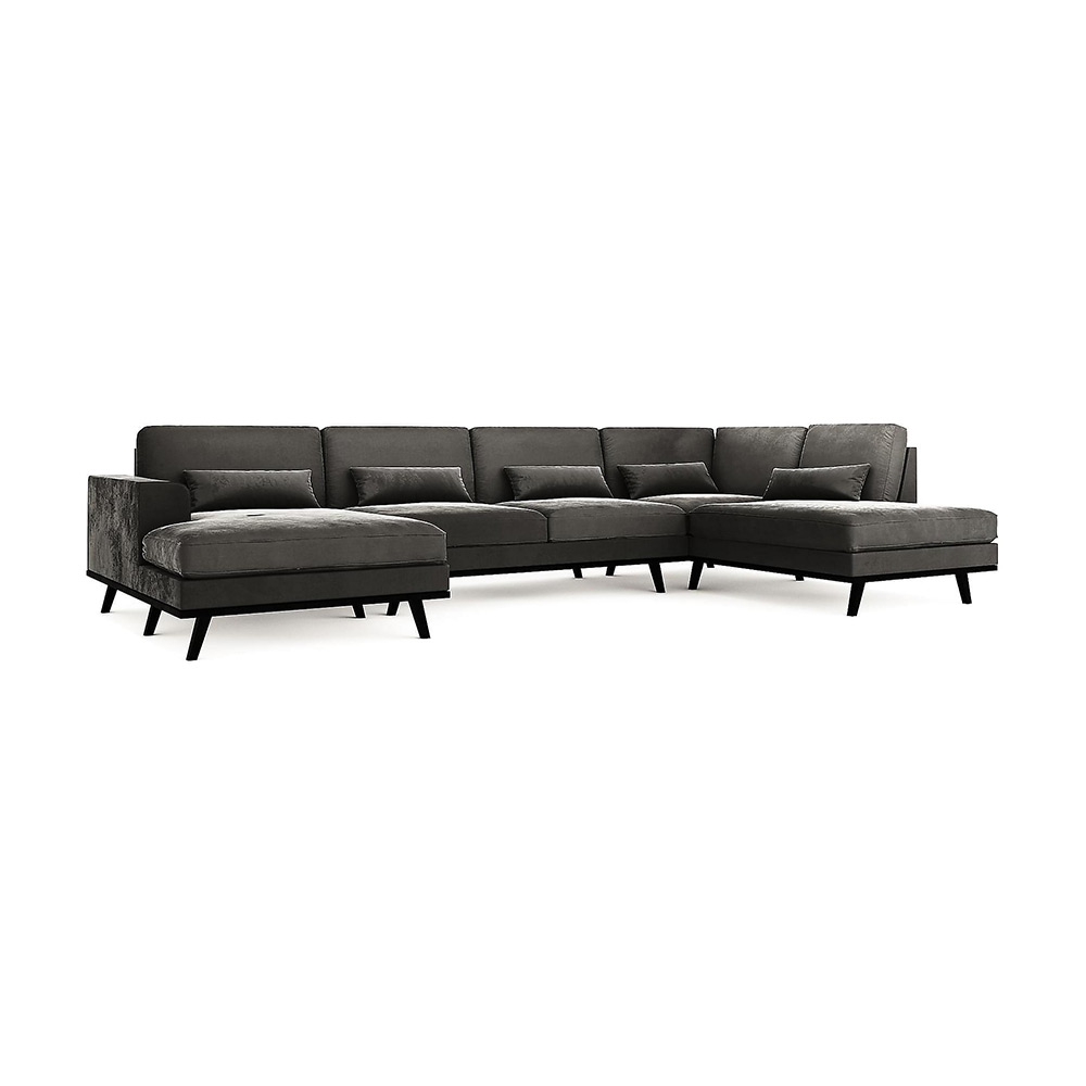 U-Soffa Scandinavian Choice Copenhagen Sammet