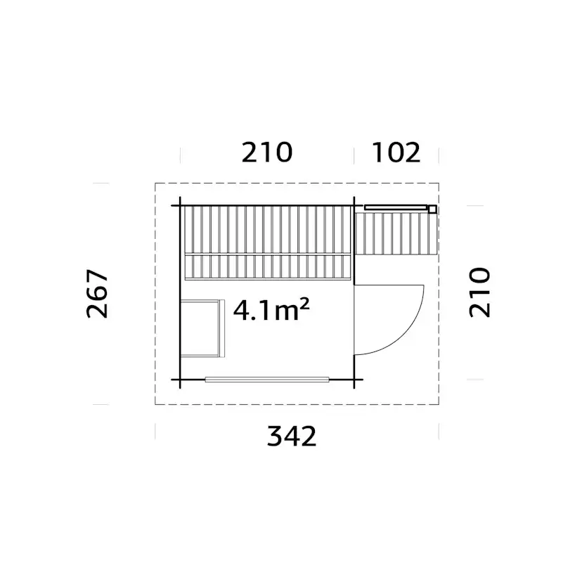Bastu Palmako Sanna 4,4 m2