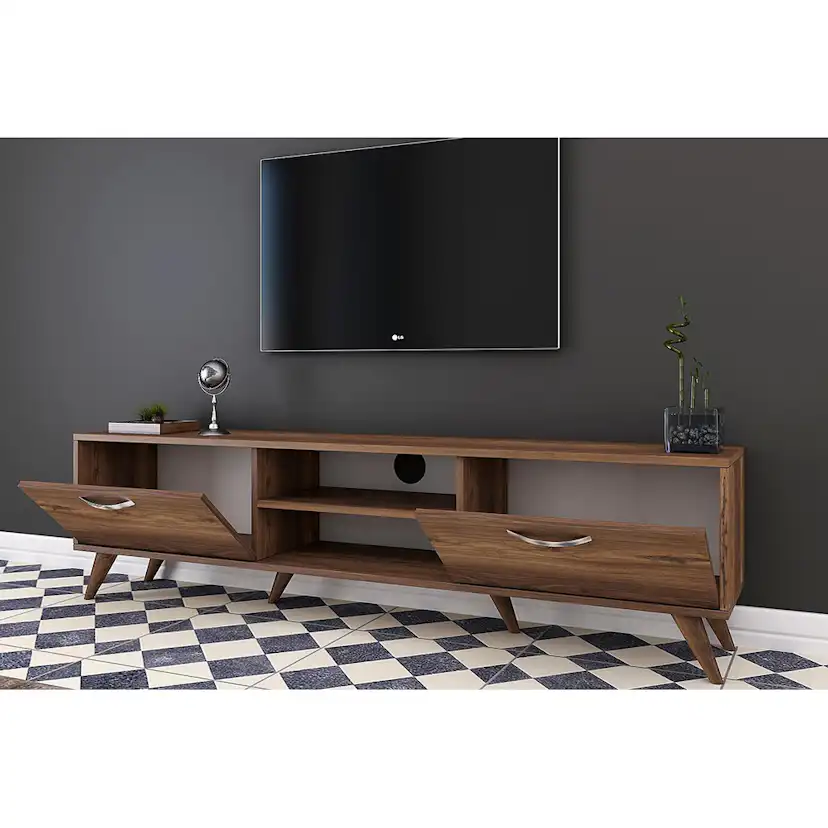 Virkesbo TV-Bänk 180 cm Brun