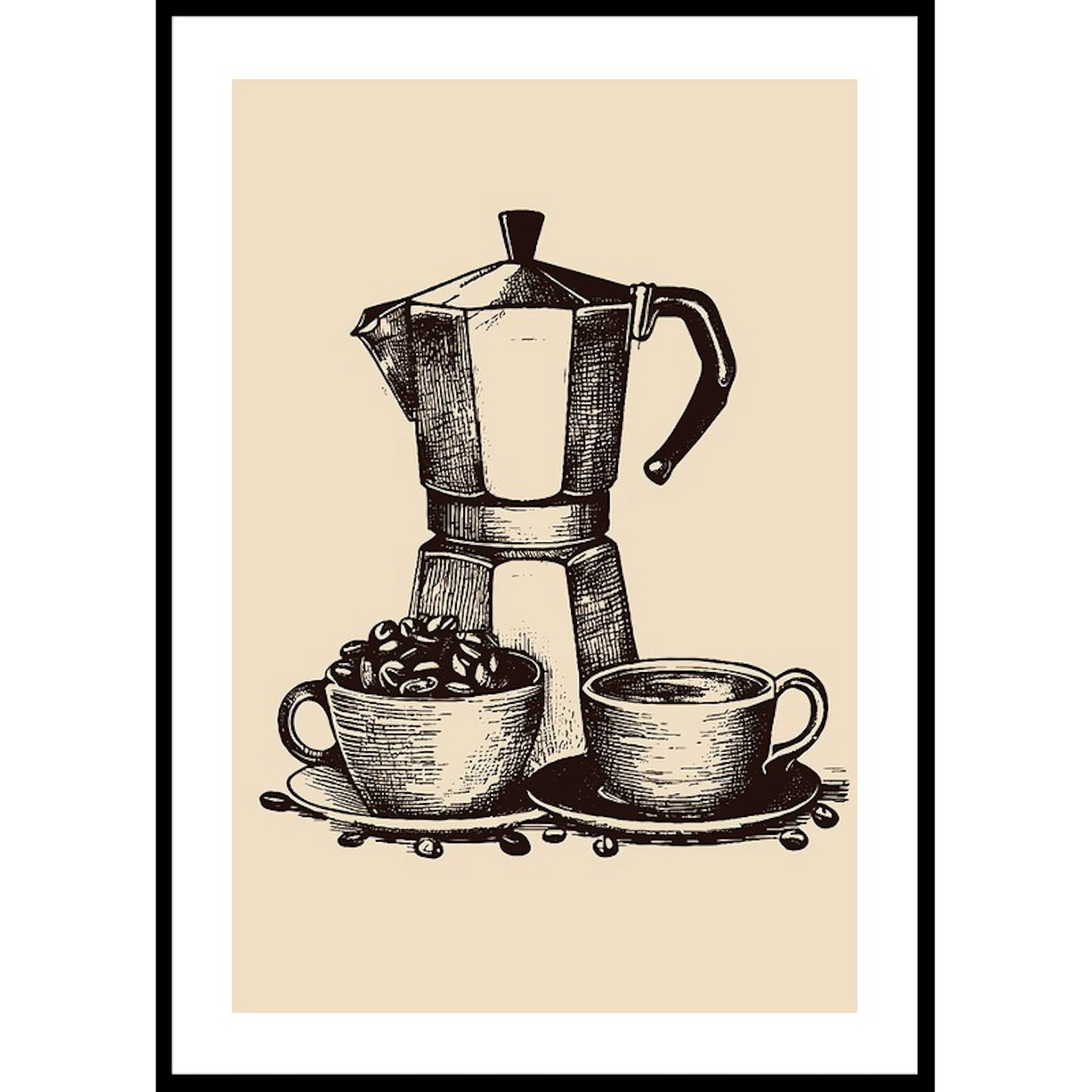 Poster Gallerix Old Italian Coffee Maker
