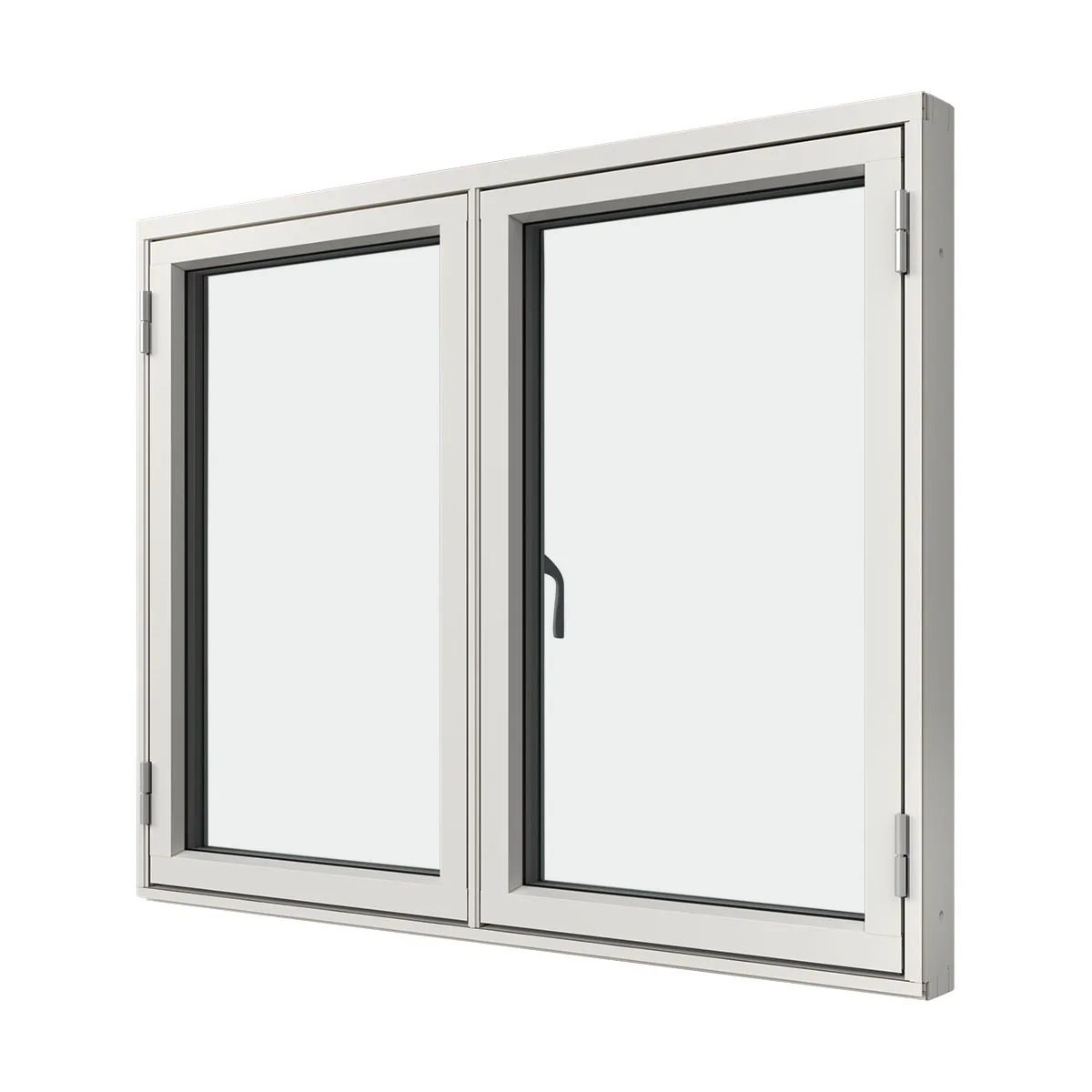 Elit Sidohängt Fönster AFS2 11x6 Vit 3-Glas Alu 100 2L BxH: 110x60 cm