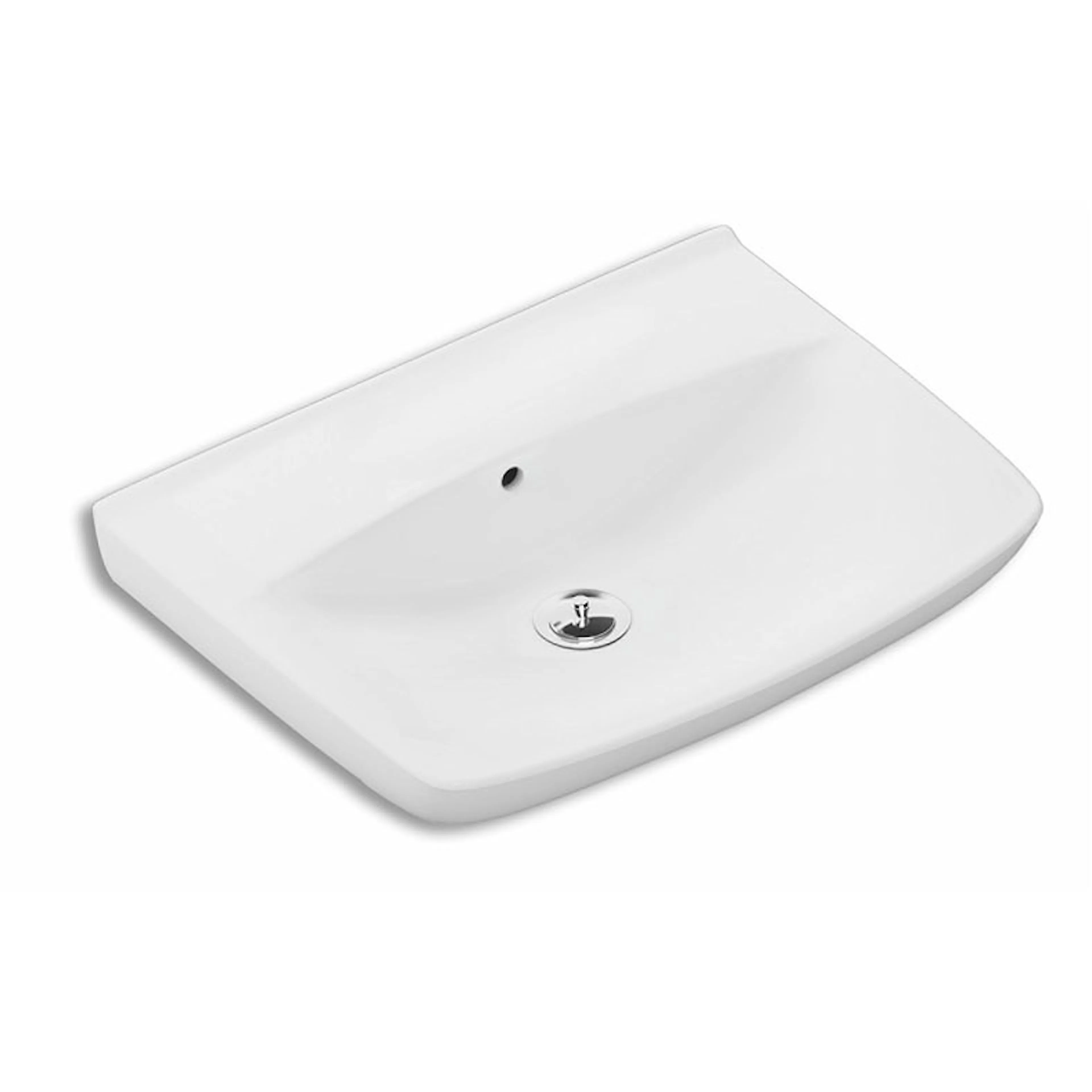 Ifö Spira Tvättställ Bult/Konsol 60 cm utan kranhål Utan Kranhål