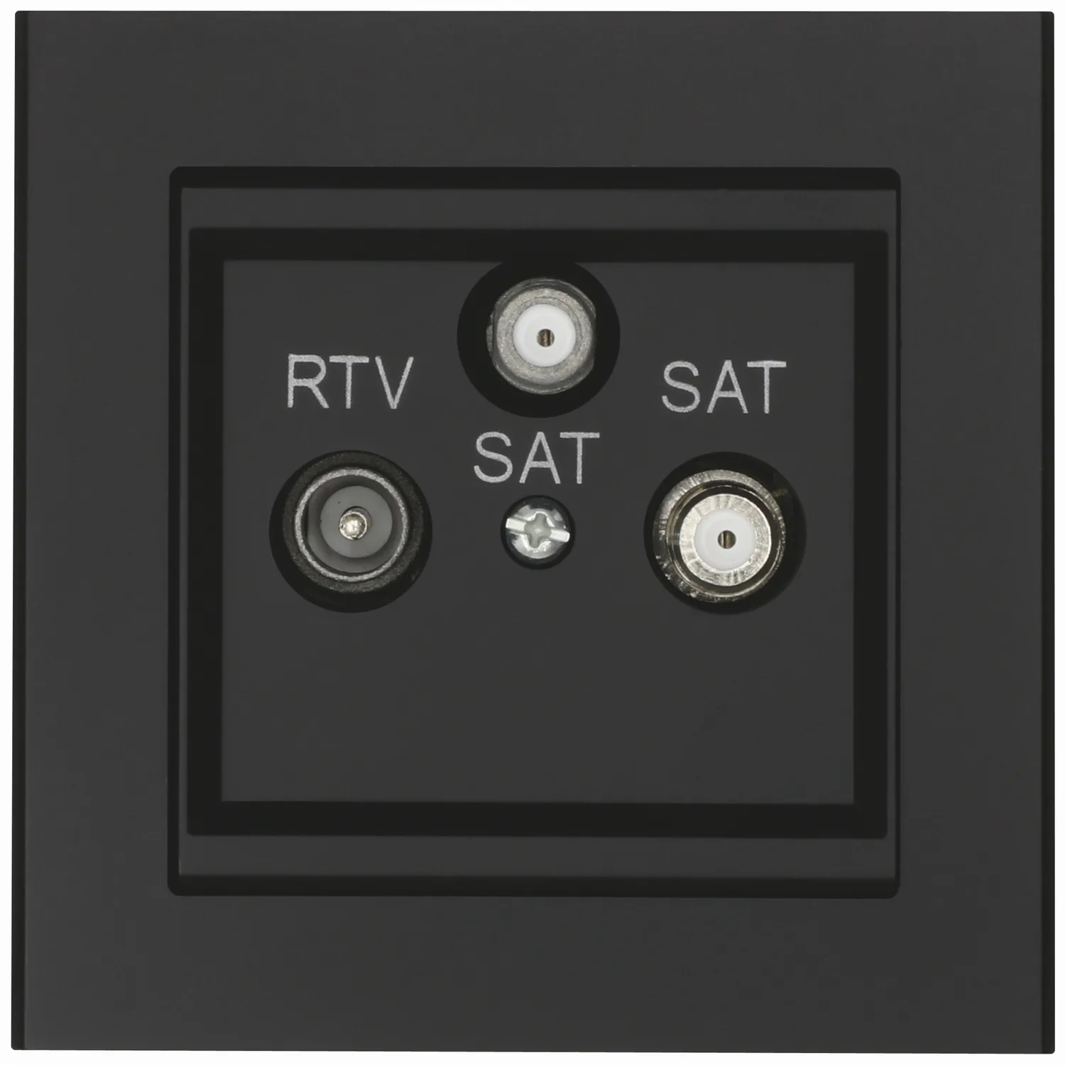 Slututtag Malmbergs Optima Tv/2xSatellit Svart