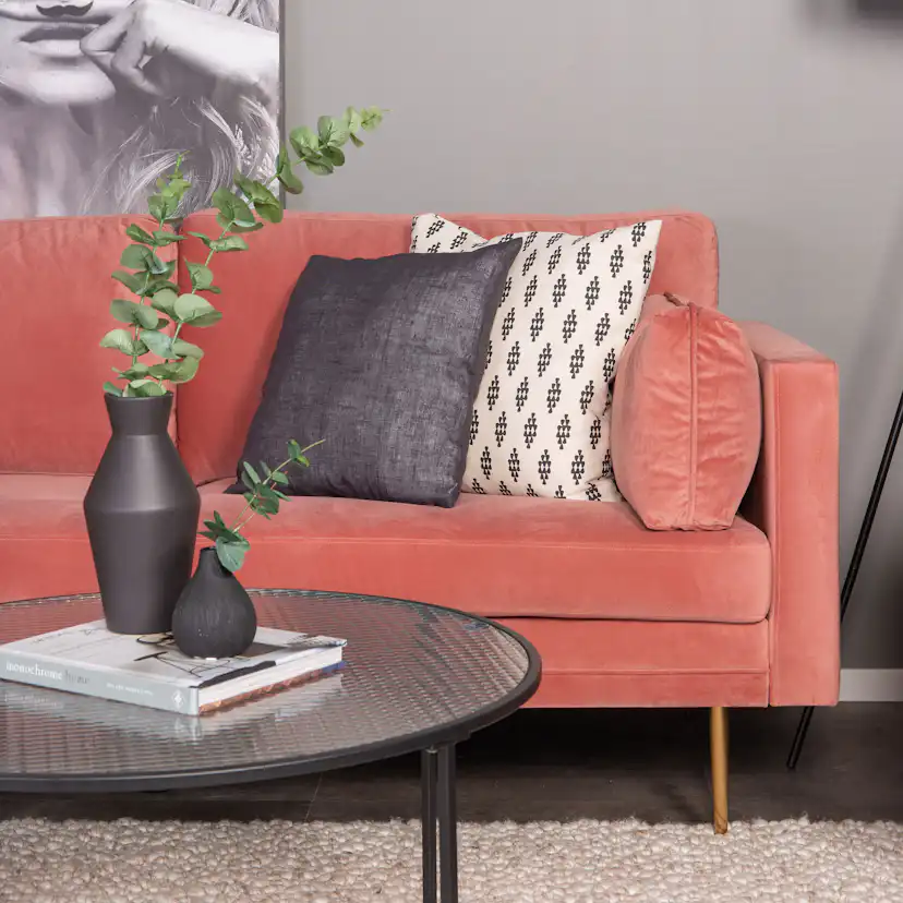 3-sitssoffa Venture Home Boom Sammet