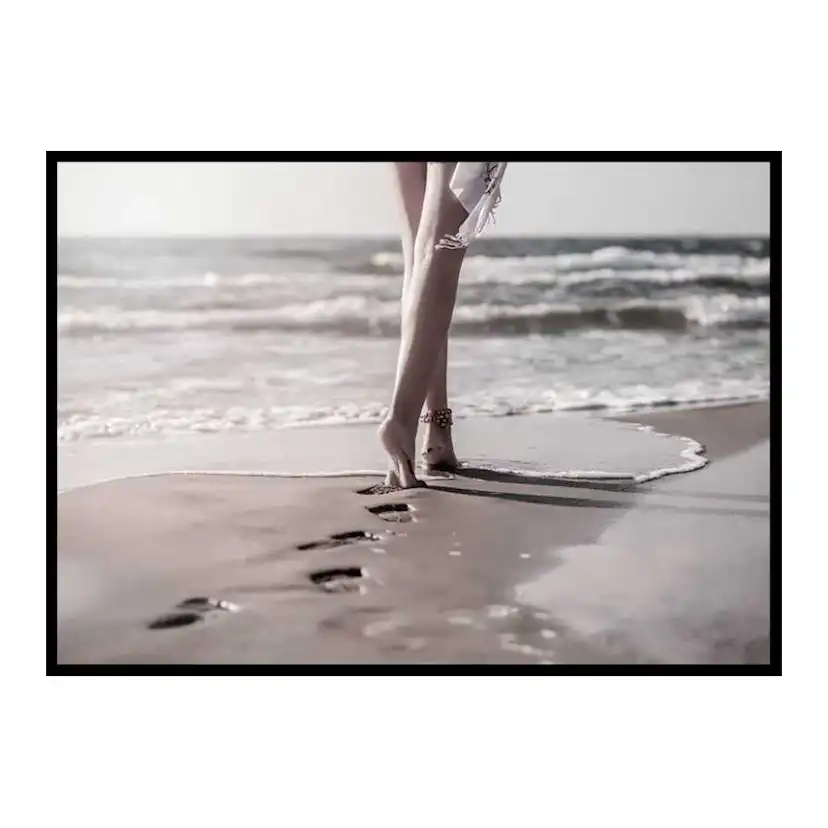 Poster Gallerix Beach Footprints