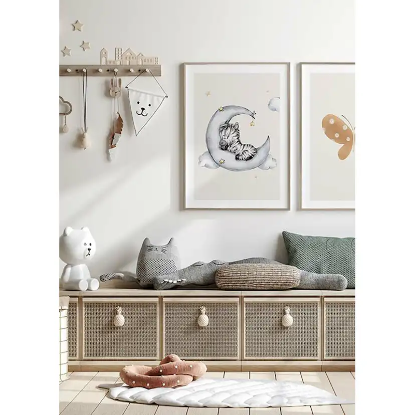 Poster Gallerix Sleeping Zebra