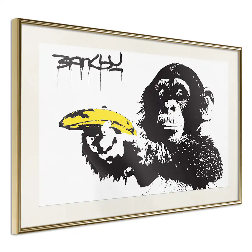 Poster Artgeist Affisch Banana Gun