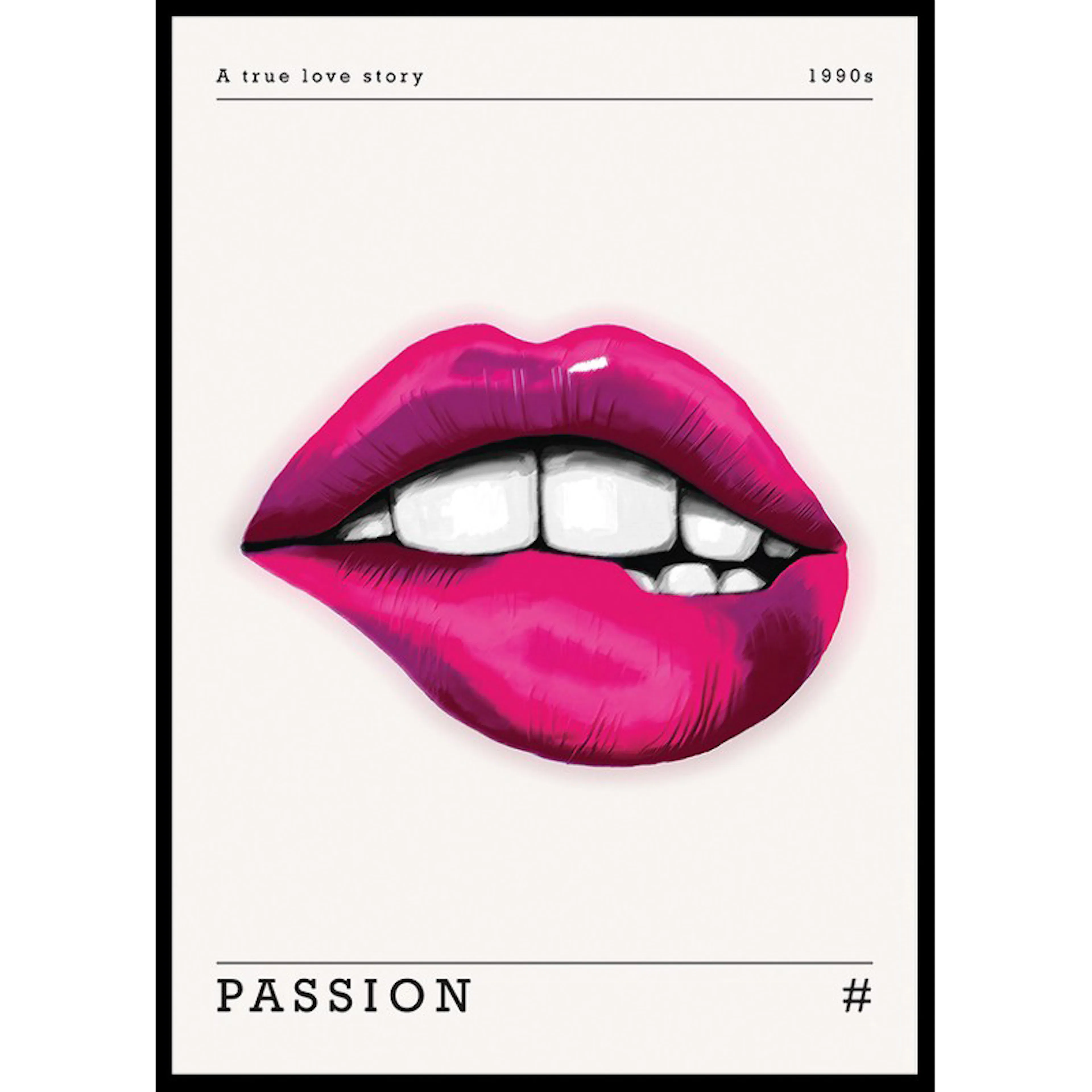 Poster Gallerix Passion Pink Lips