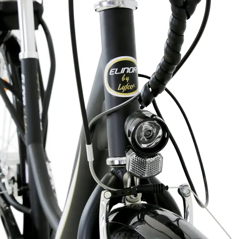 Elcykel Lyfco Dam 28" med Cykeldator Svart