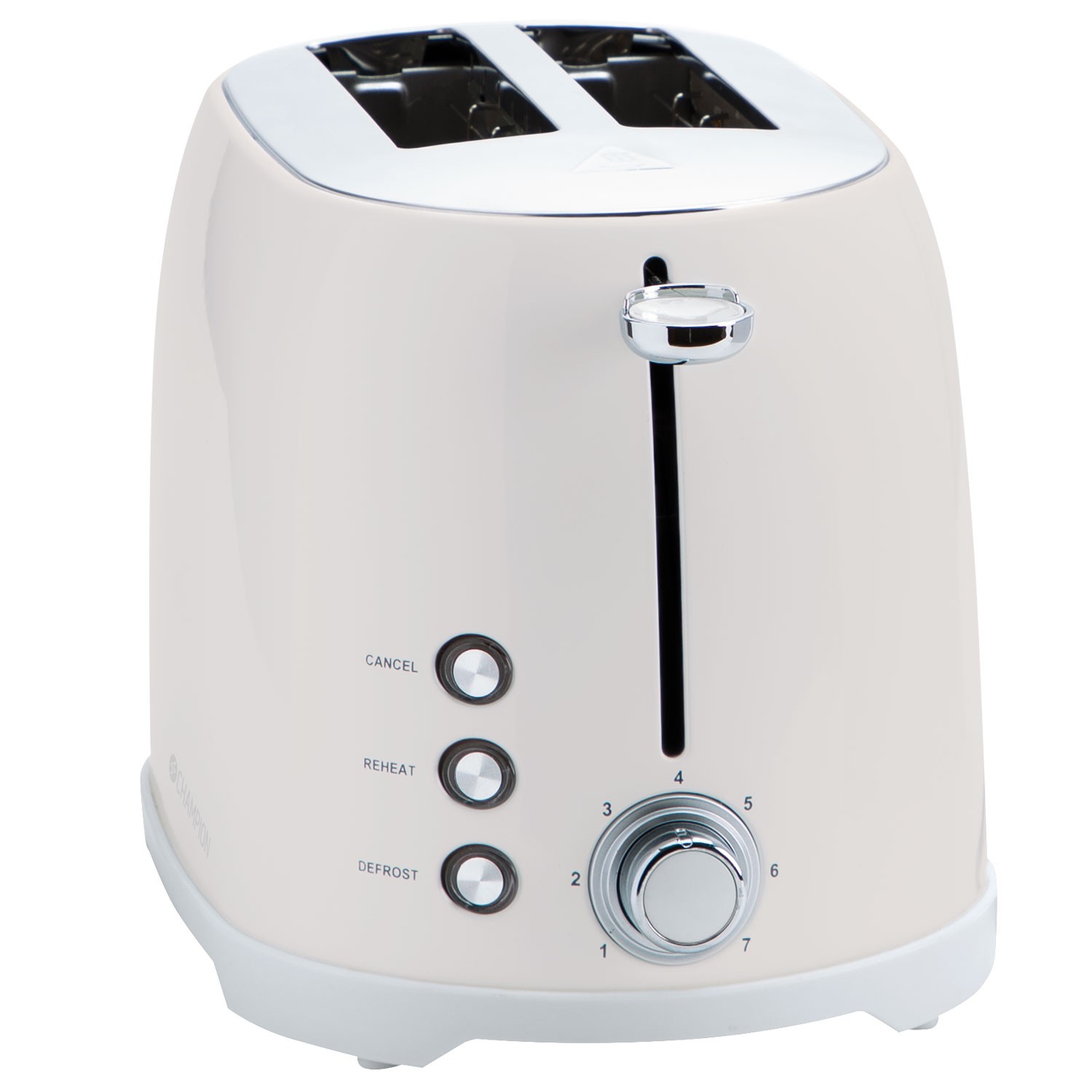 Brödrost Champion 2 skivor 800W BR610 Creme White Series