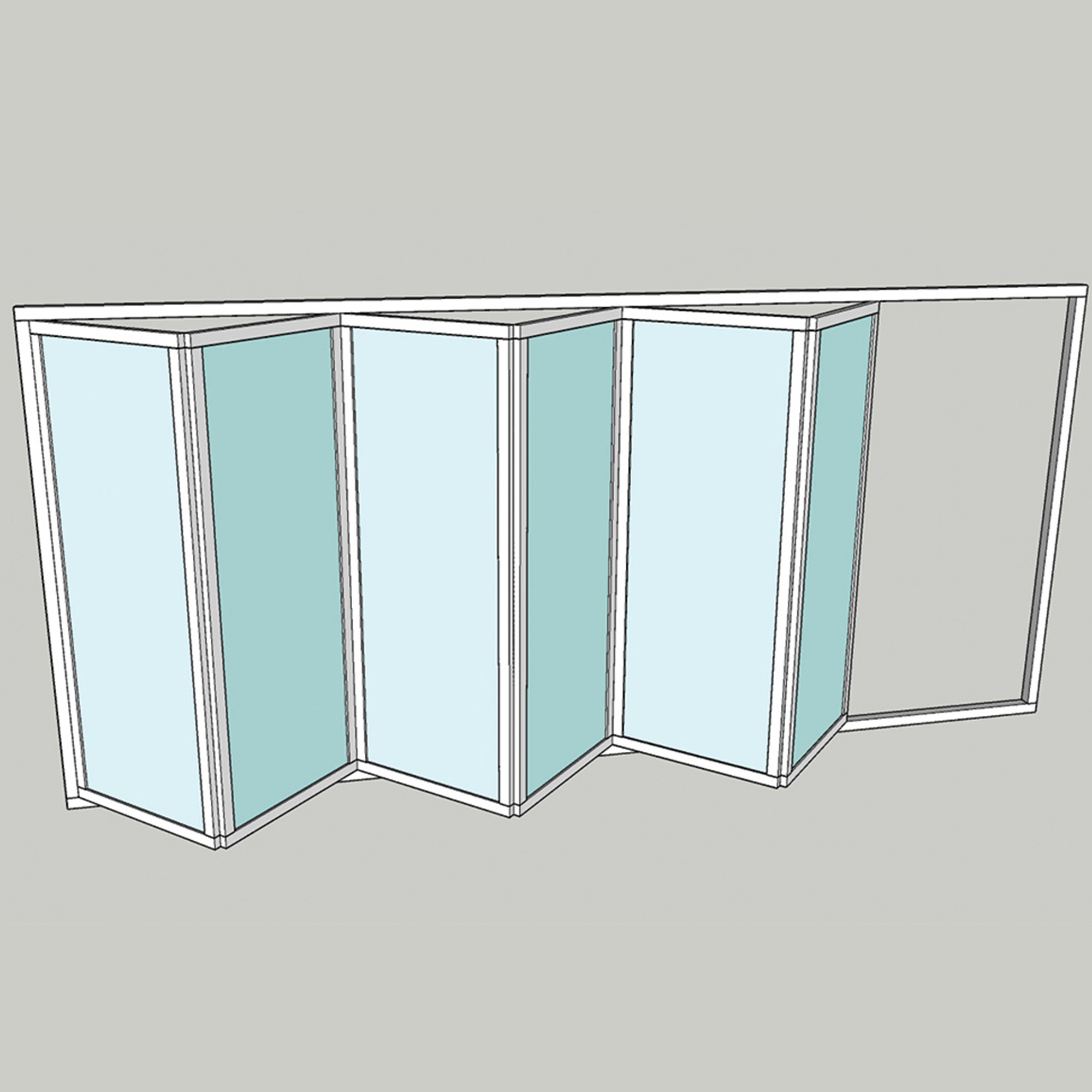 Vikparti Allvy Sunroom s30 6-Delad