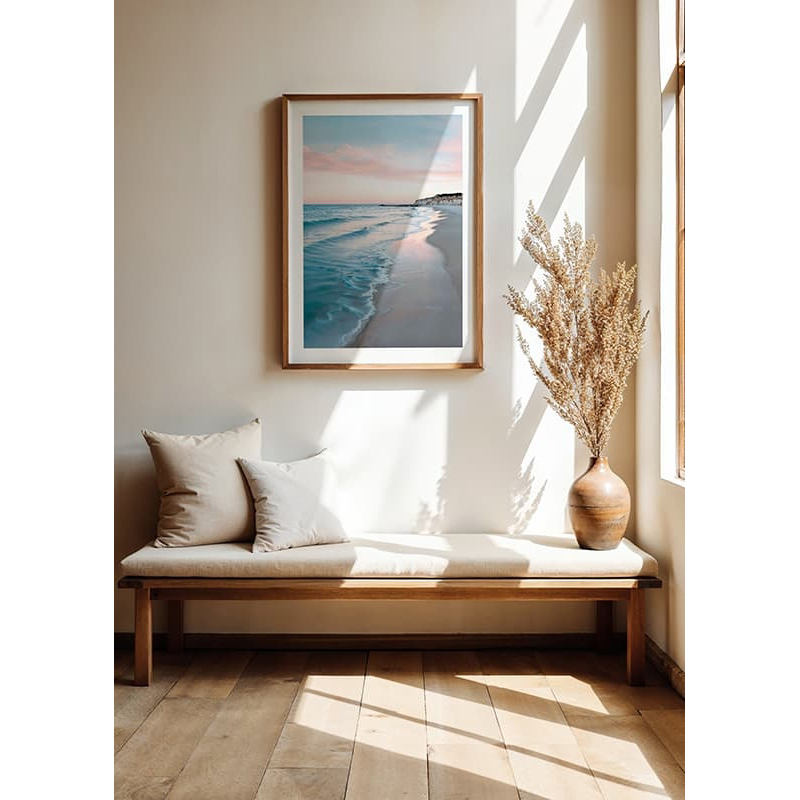 Poster Gallerix Ocean In Pink And Blue