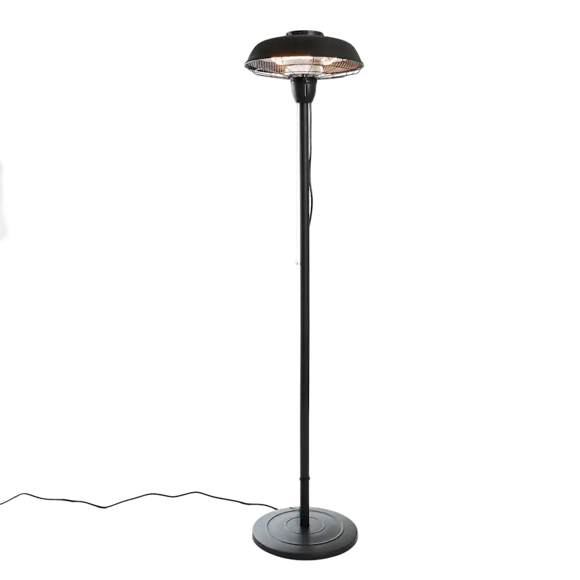 Terrassvärmare HORTUS 2100W Golvmodell HA Svart