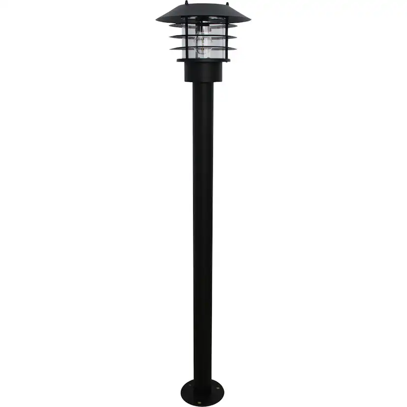 Solcellsarmatur Gelia Furuliden Pollare 1 m 3,7V 1200 Mah