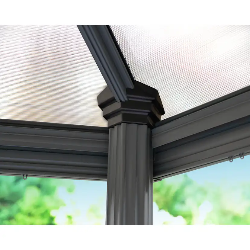 Canopia Roma Hardtop Aluminium Paviljong För Hela Säsongen 3,6 X 4,2 m