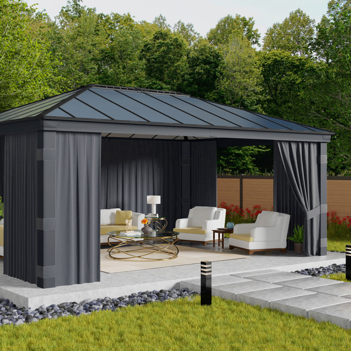 Gardin Canopia by Palram 4-Pack Till Dallas Paviljong 4,2x6 m