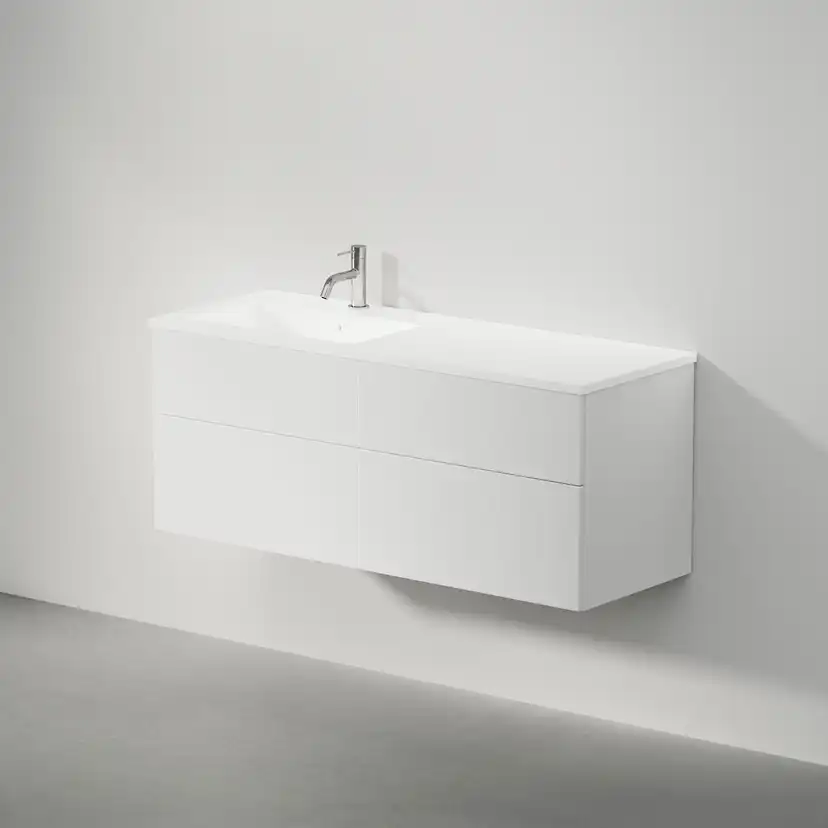 Viskan Solid 120 E,Premium White,4 Lådor,H/V, 1180x490x425mm Premium White