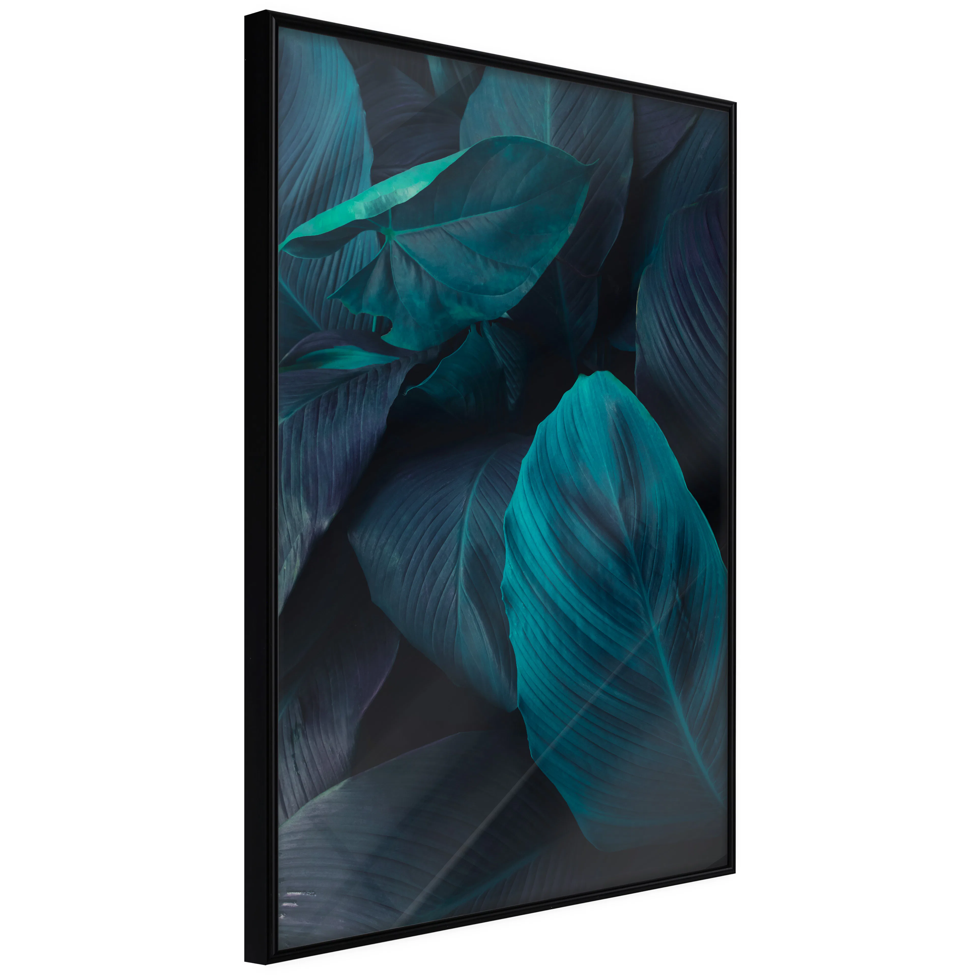 Affisch - Night in the Jungle [Poster] 40x60 Svart ram, 40x60 cm