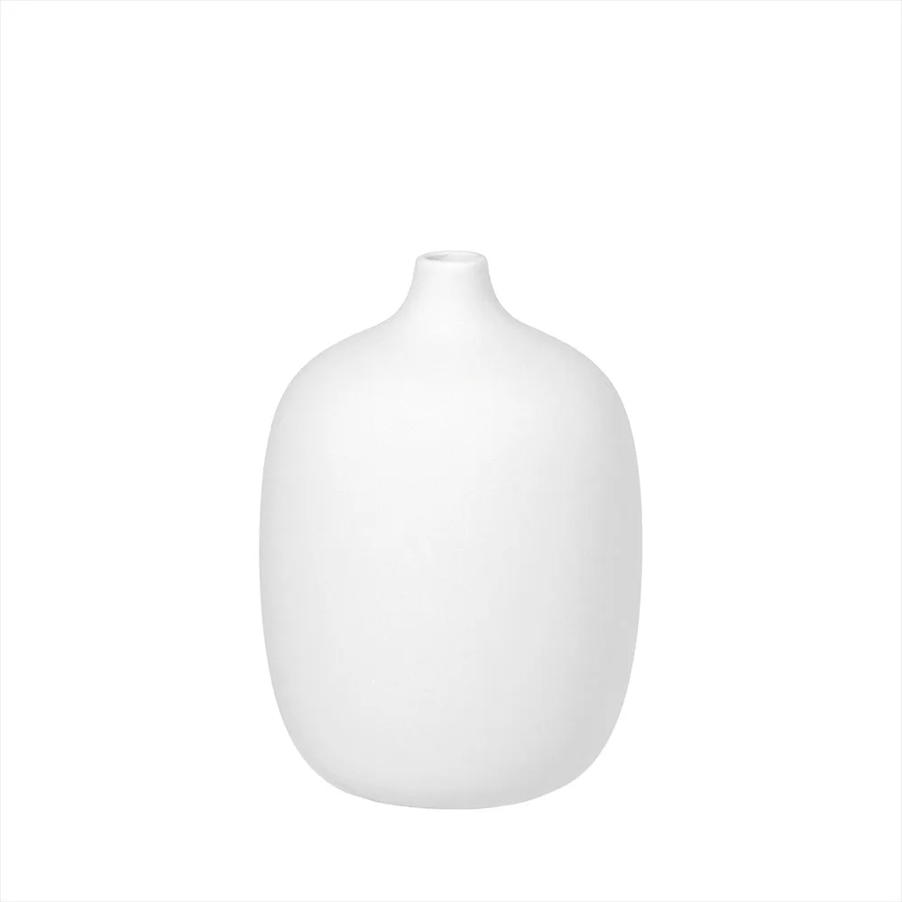 CEOLA Vas, H 18,5 cm Ø 13,5 cm Vit