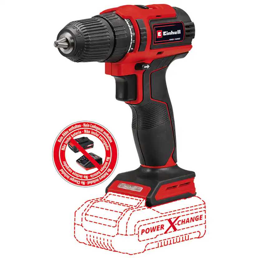 Borrskruvdragare Einhell TE-CD 18/40 BL Solo