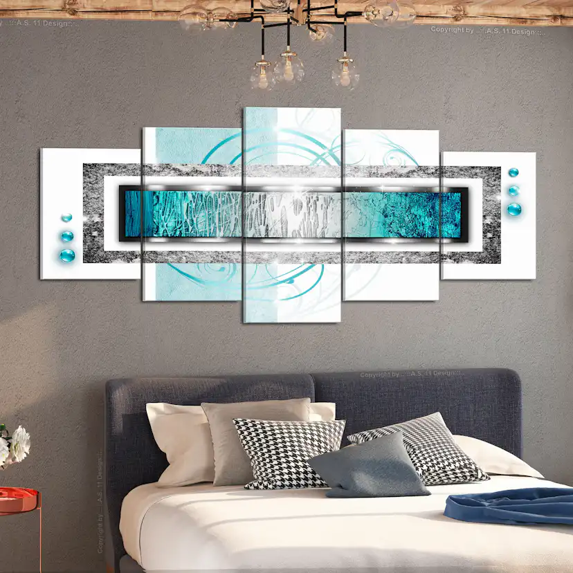 Tavla Arkiio Turquoise Blizzard Wide 225x100