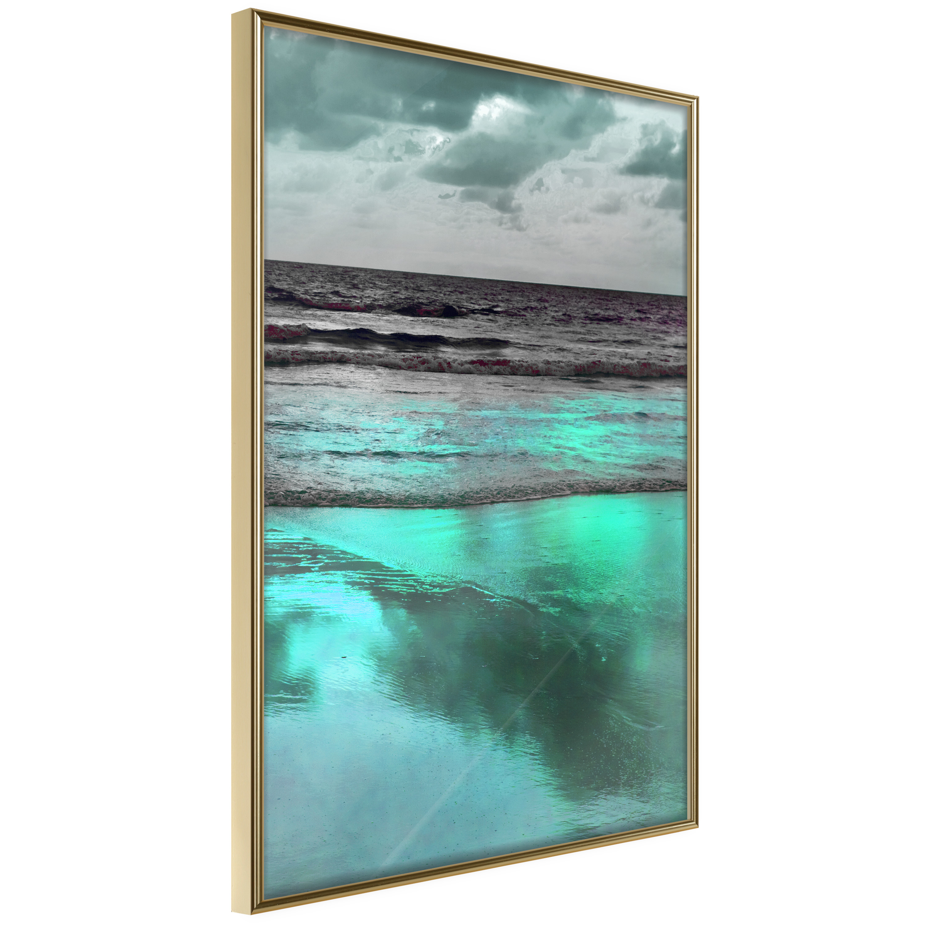 Affisch - Marine Nostalgia [Poster] 30x45 Guld ram, 30x45 cm