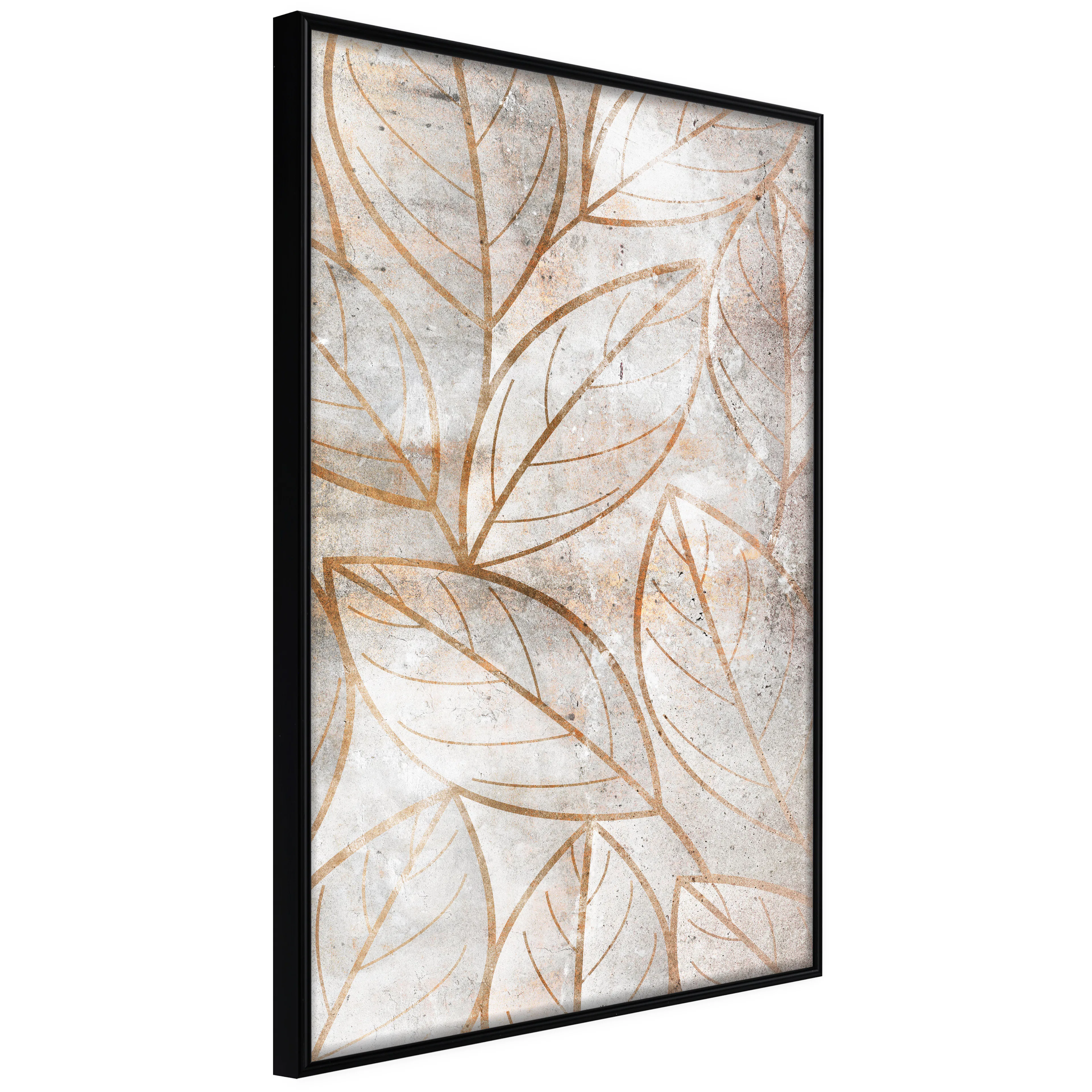 Affisch - Wind Recording [Poster] 40x60 Svart ram, 40x60 cm