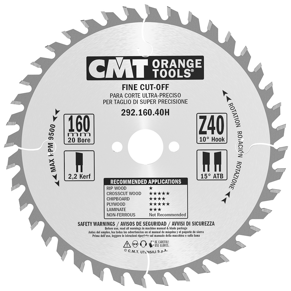 Cirkelsågklinga CMT Orange Tools W