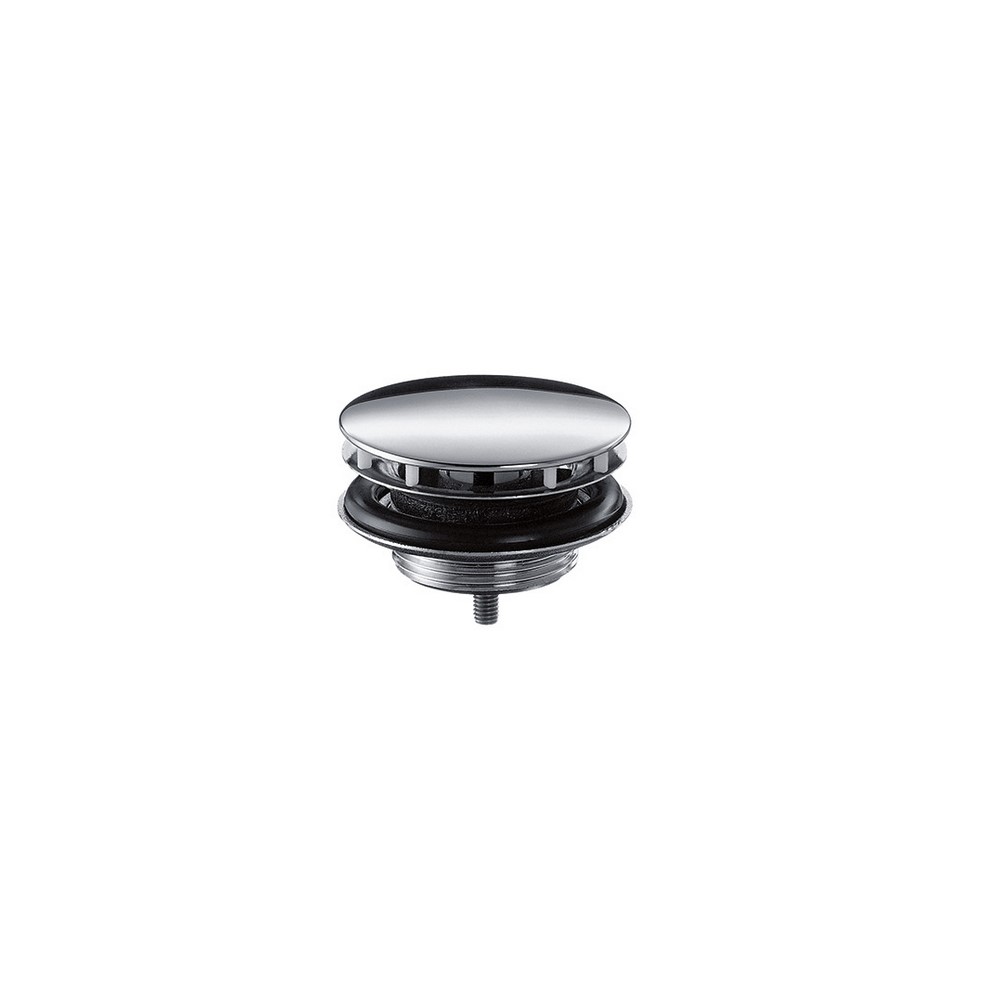 HG bottenventil 5/4" i silform, krom Krom