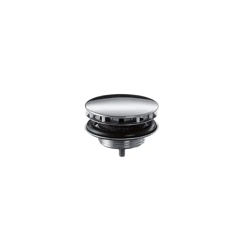 HG bottenventil 5/4" i silform, krom Krom