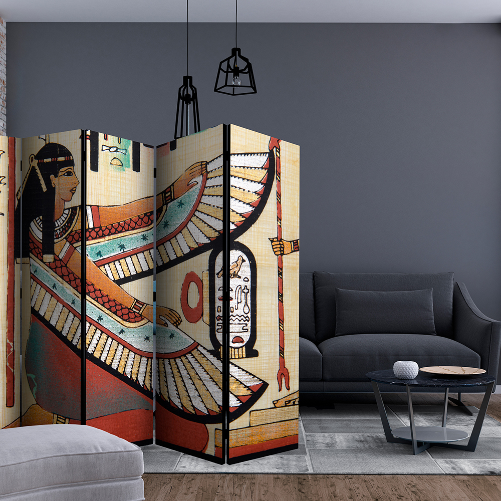Rumsavdelare Skärmvägg Arkiio Egyptian Motif II 225x172 cm