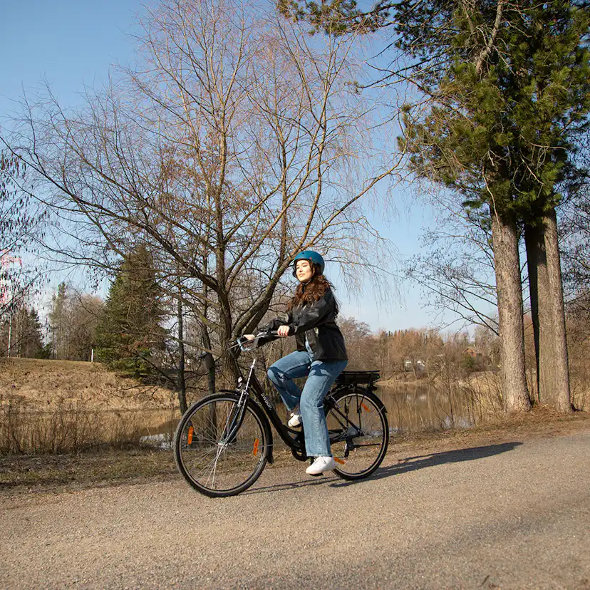 Elcykel Swoop Classic, dam 28" Svart
