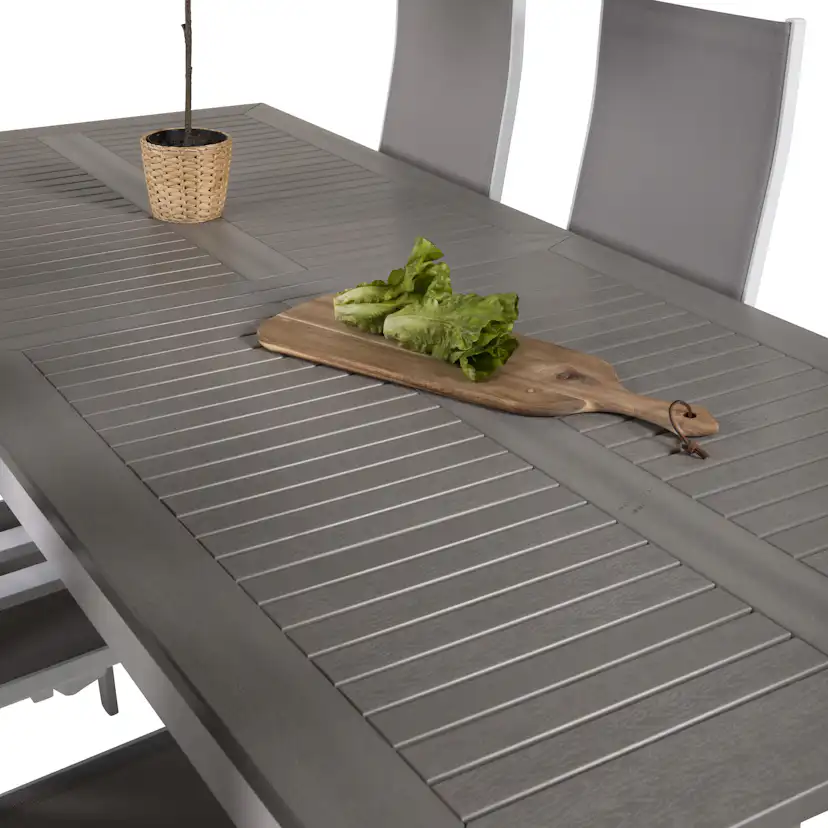 Matgrupp Venture Home Aleyna 224/324 med 6 Copacabana Matstolar