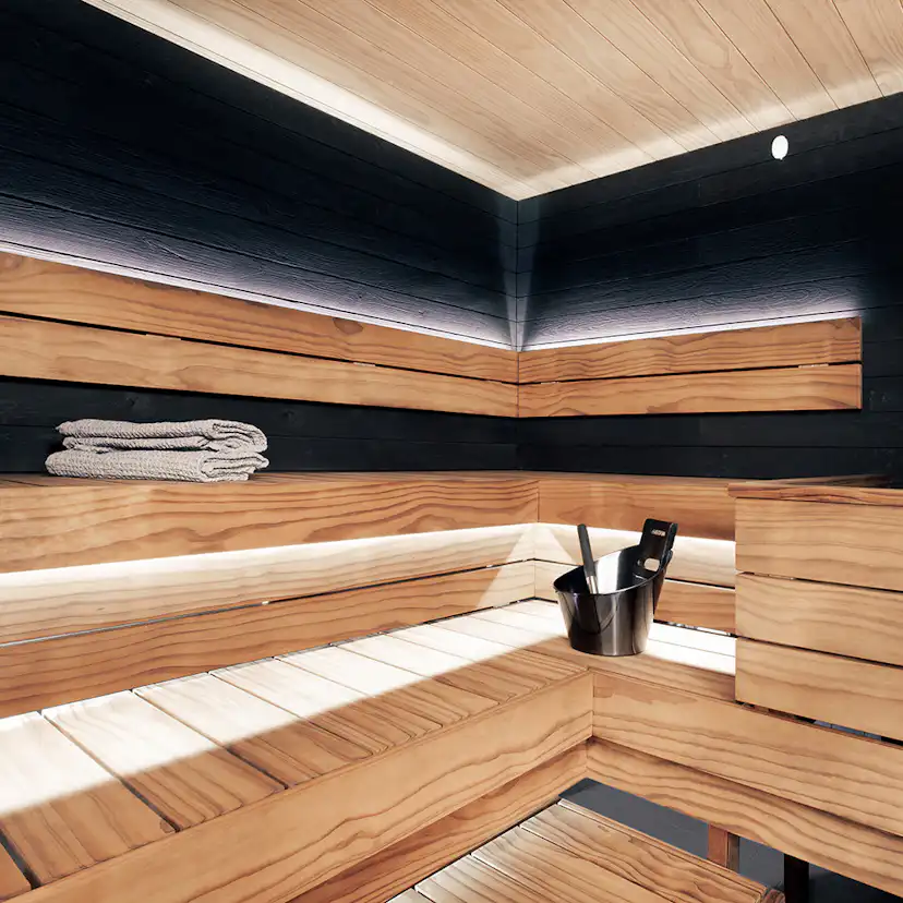 Bastuset Harvia Svart Stål