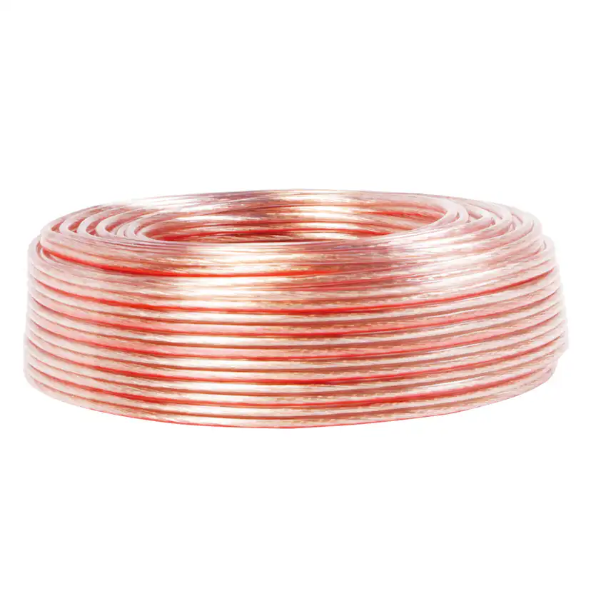 Högtalarkabel LogiLink 2x0,75 mm² Transparent