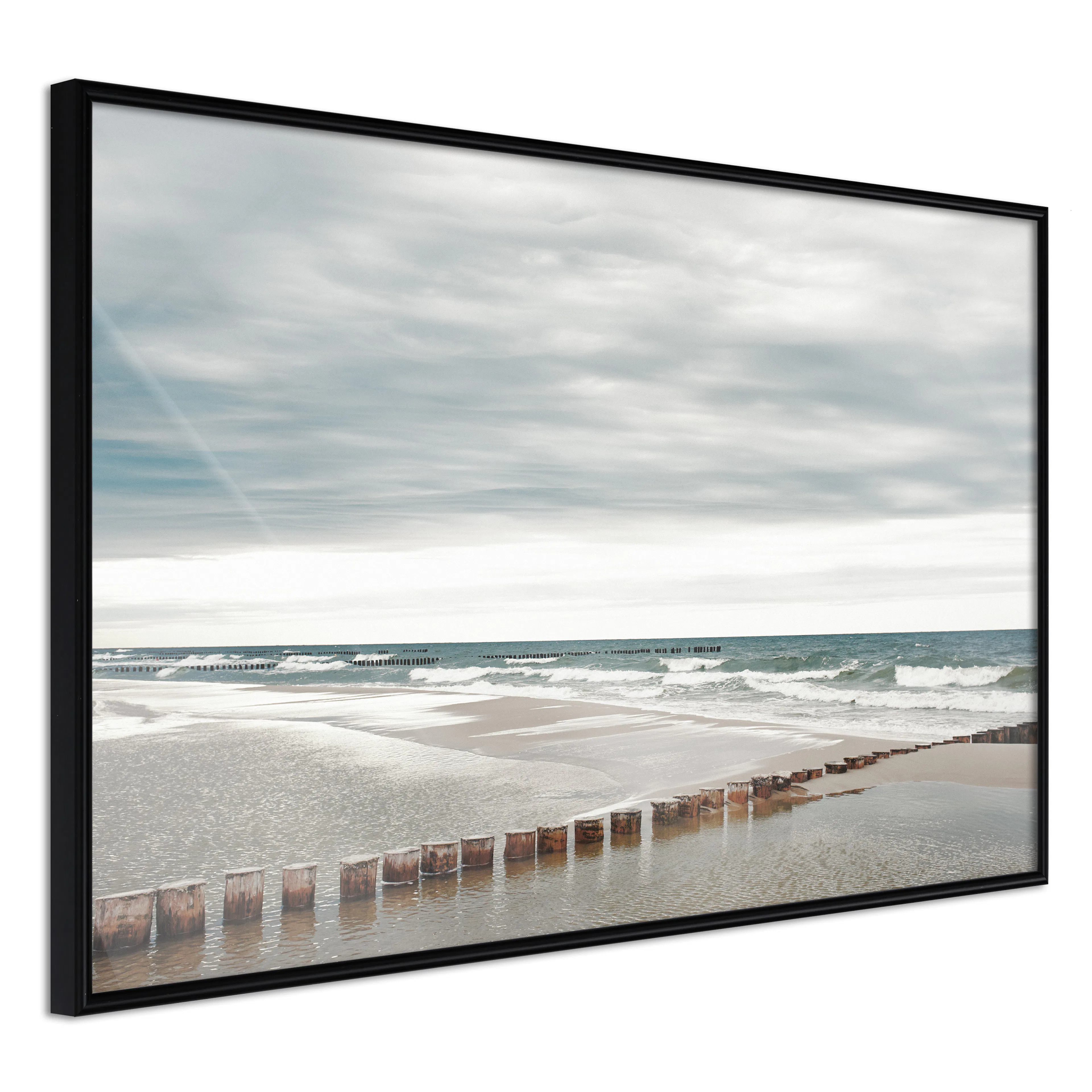 Affisch - Baltic Sea [Poster] 60x40 Svart ram, 60x40 cm