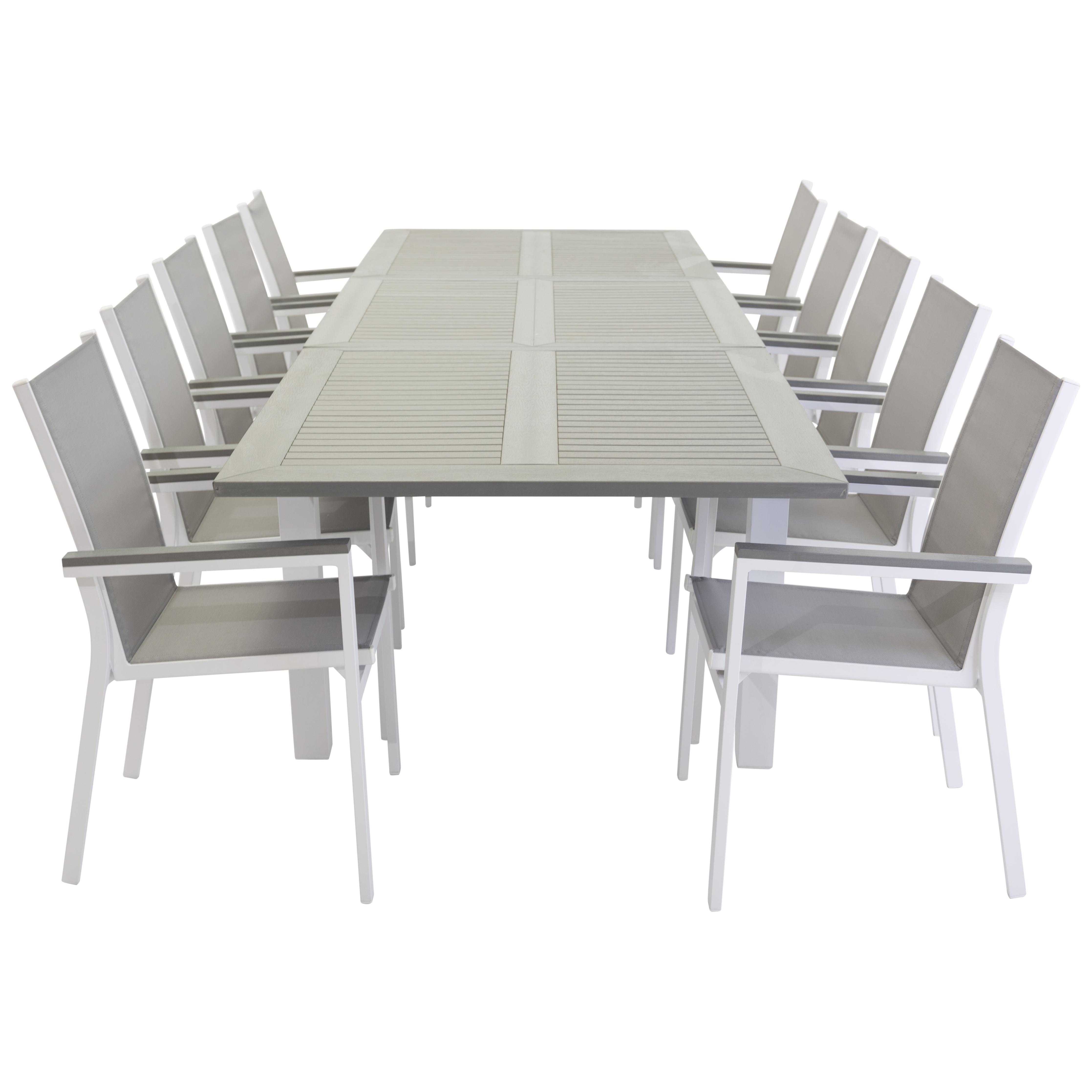 Matgrupp Venture Home Aleyna 224/324 med 10 Pincy Stolar