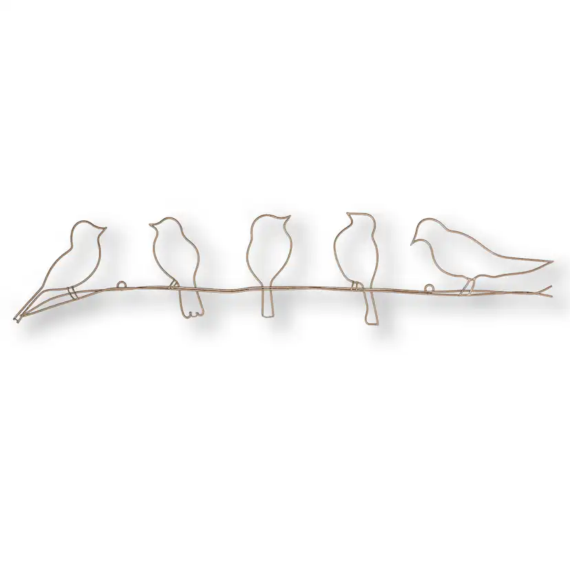 Metallkonst Art for the Home Fåglar