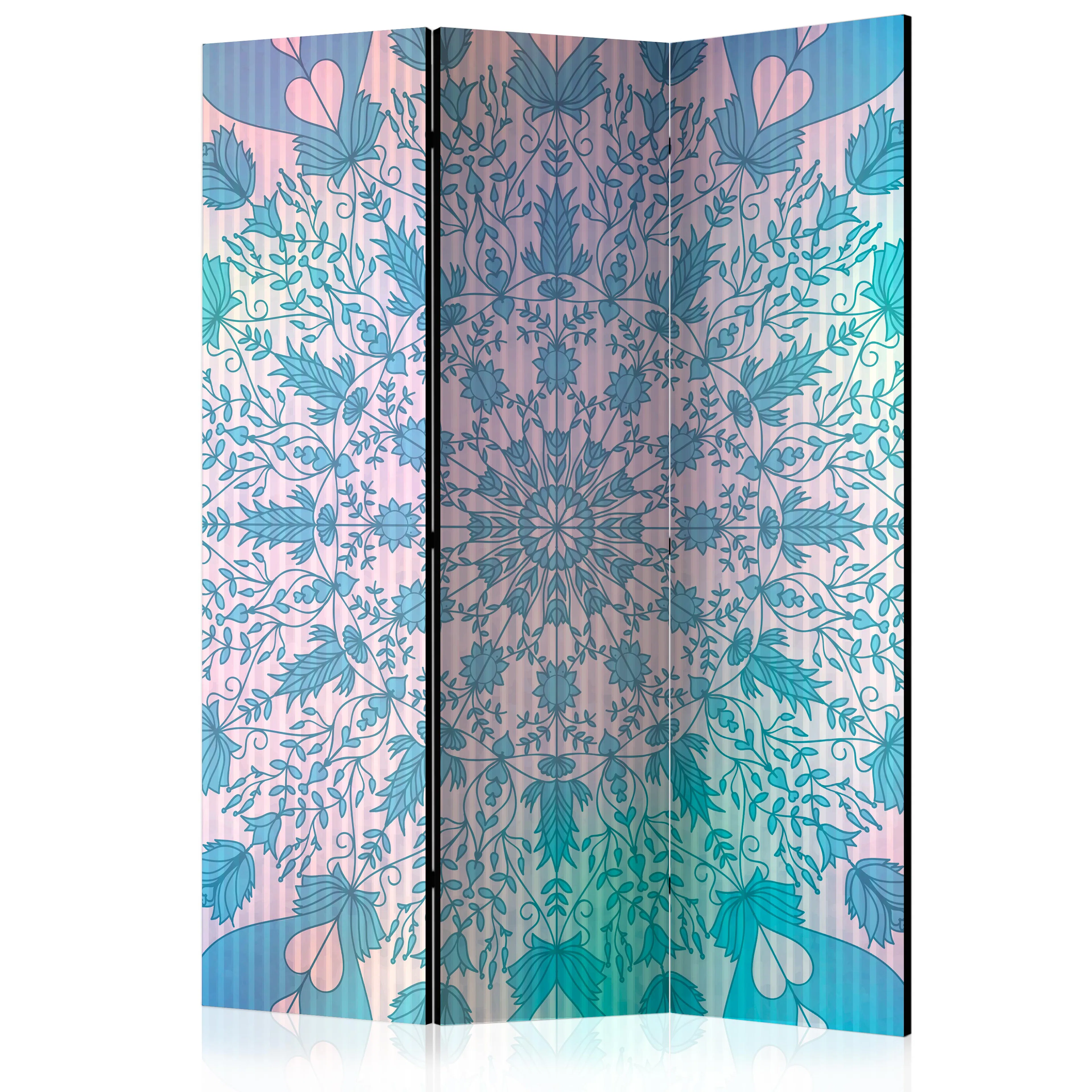 Rumsavdelare Arkiio Girly Mandala Blue 135x172 cm