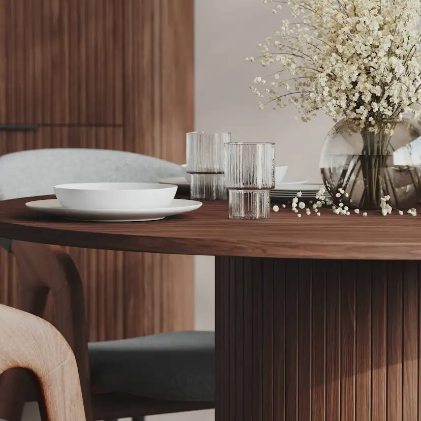 Matbord In Living Kopparbo Ø120 cm