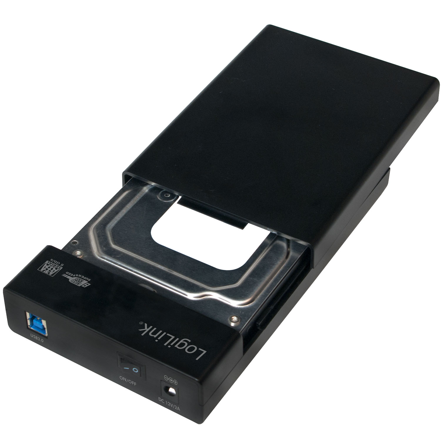 Hårdiskkabinett LogiLink 3,5 tum USB 3.0