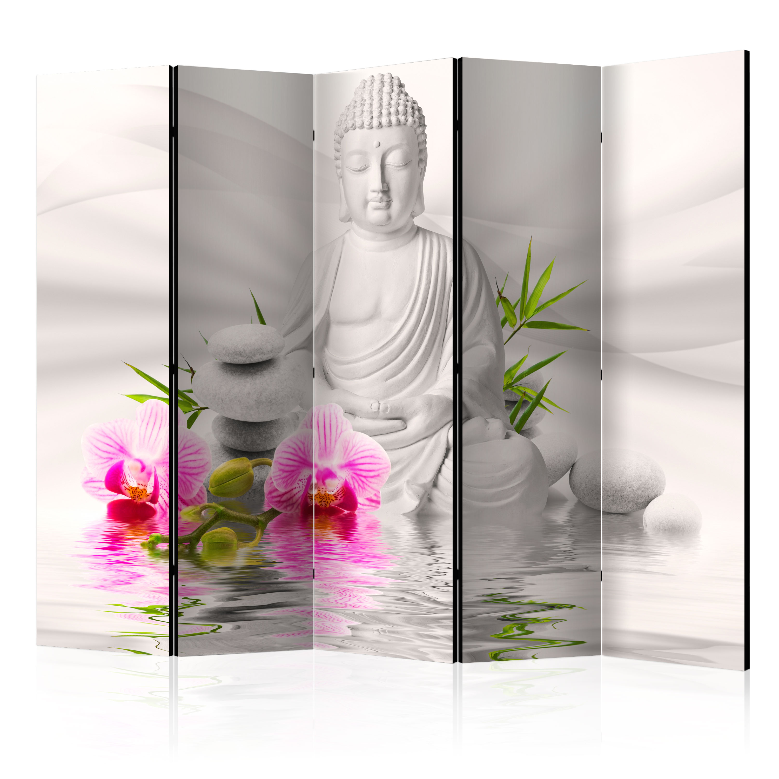 Rumsavdelare Arkiio Buddha and Orchids II 225x172 cm