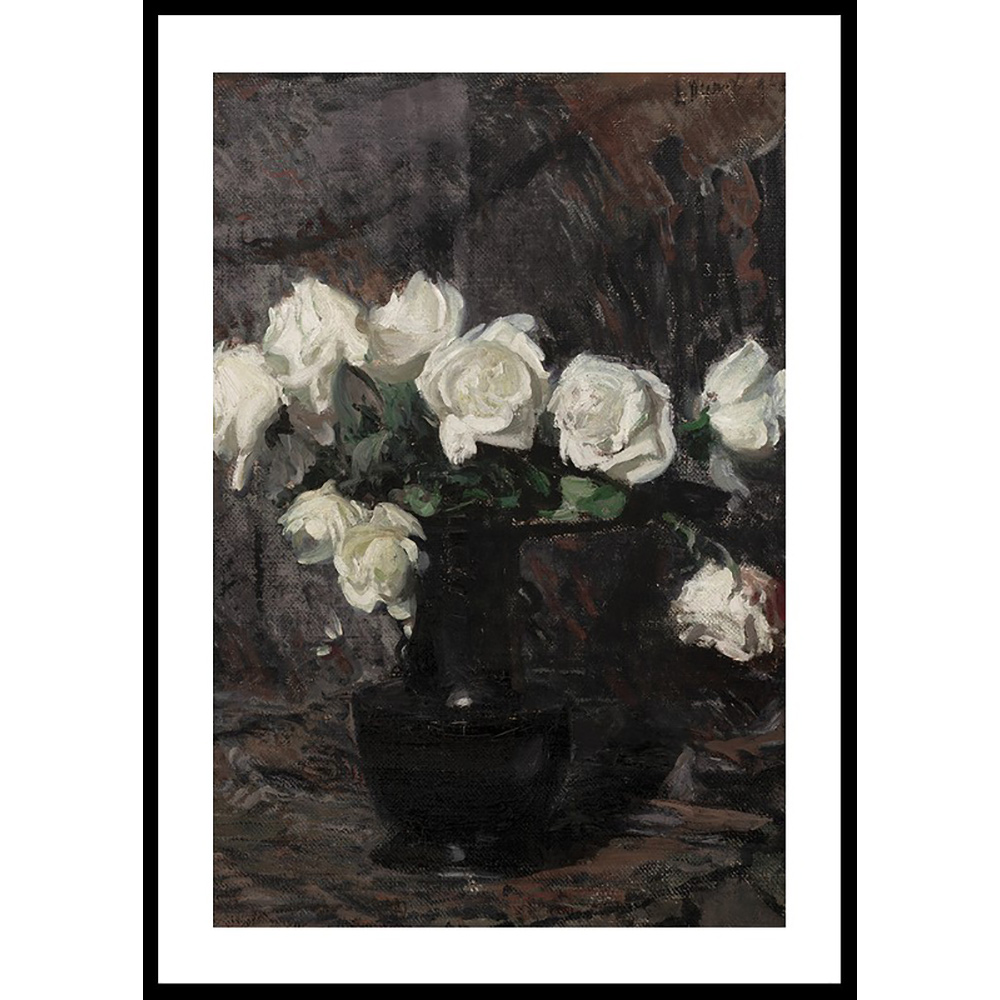 Poster Gallerix White Roses By Leon Wyczółkowski