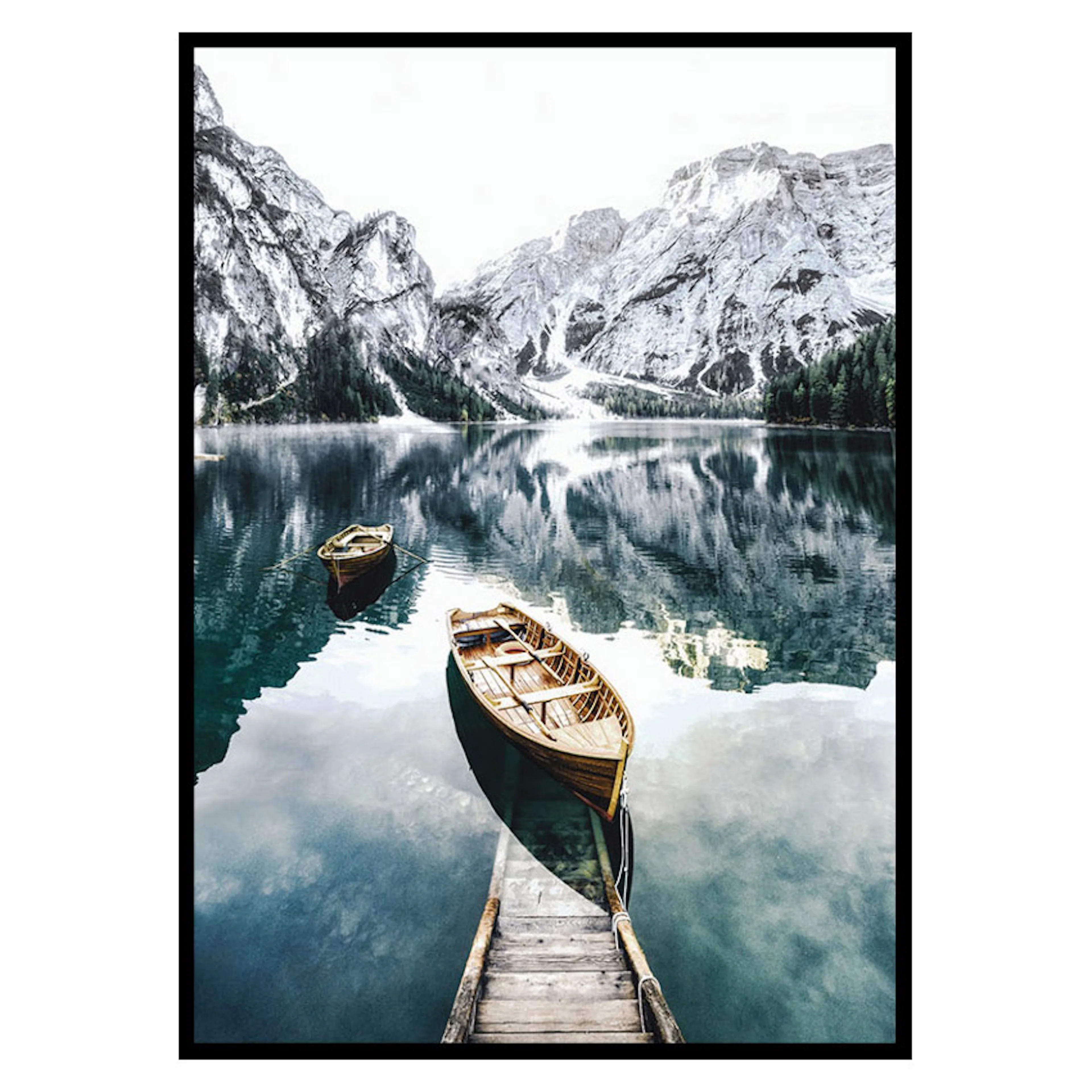 Poster Gallerix Braies Lake No2