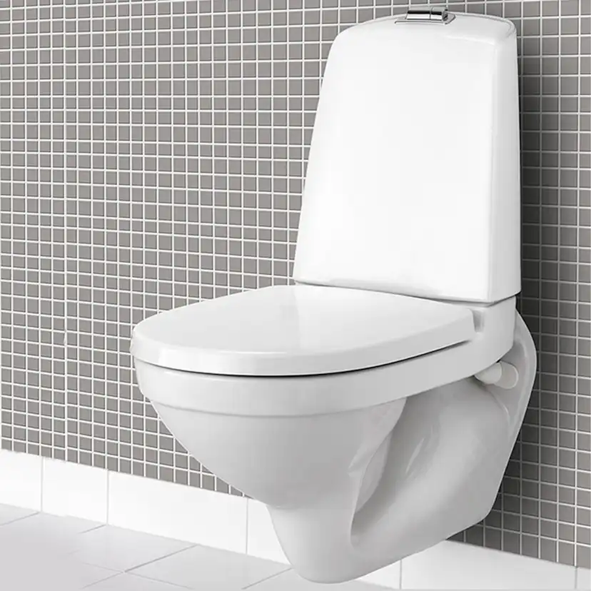 Vägghängd Toalettstol Gustavsberg Nautic 1522 Hygienic Flush