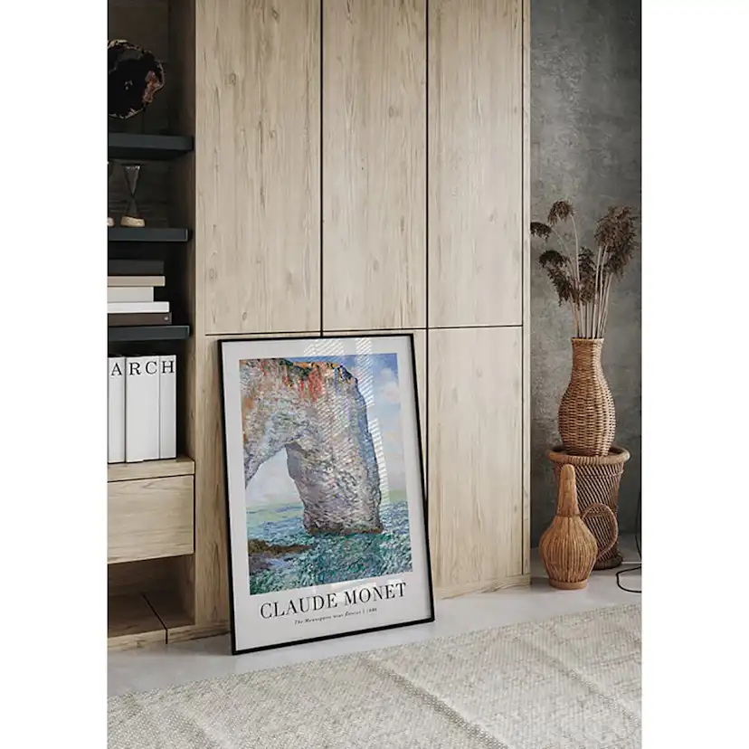 Poster Gallerix The Manneporte 1886 By Claude Monet
