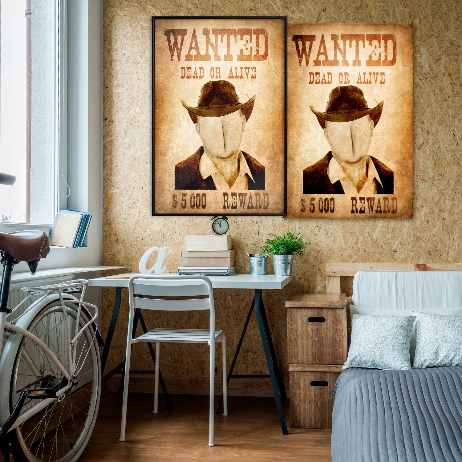 Poster Artgeist Affisch Wanted