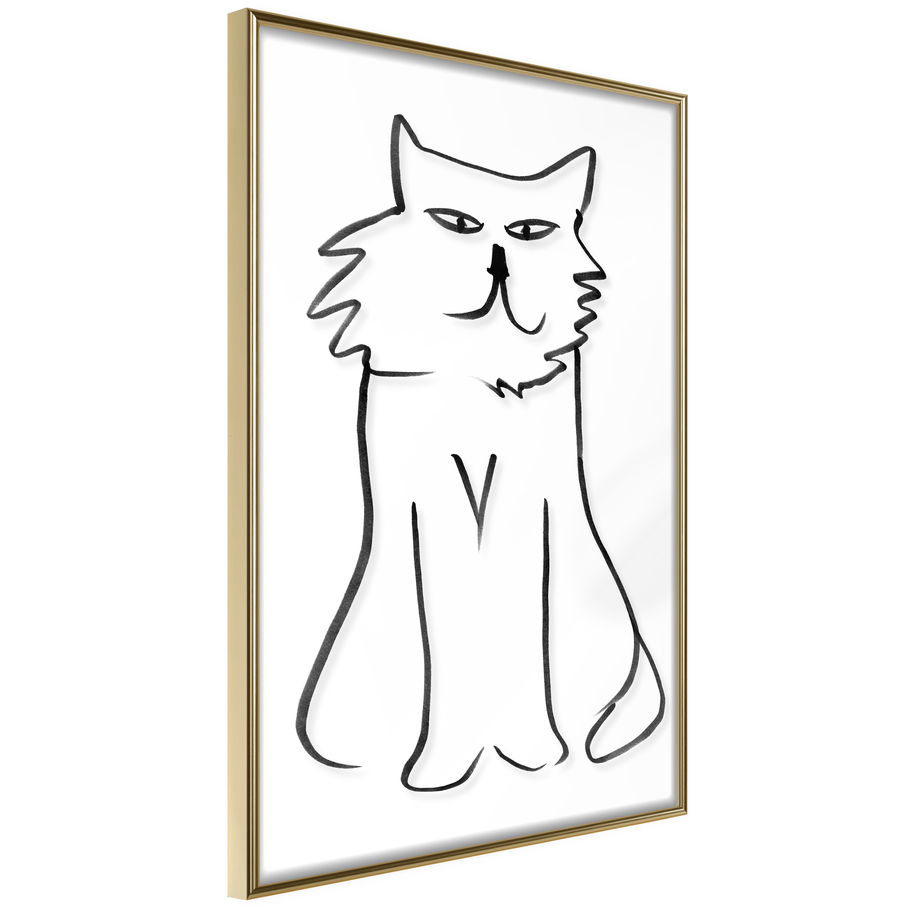 Affisch - I'm Looking at You! [Poster] 30x45 Guld ram, 30x45 cm