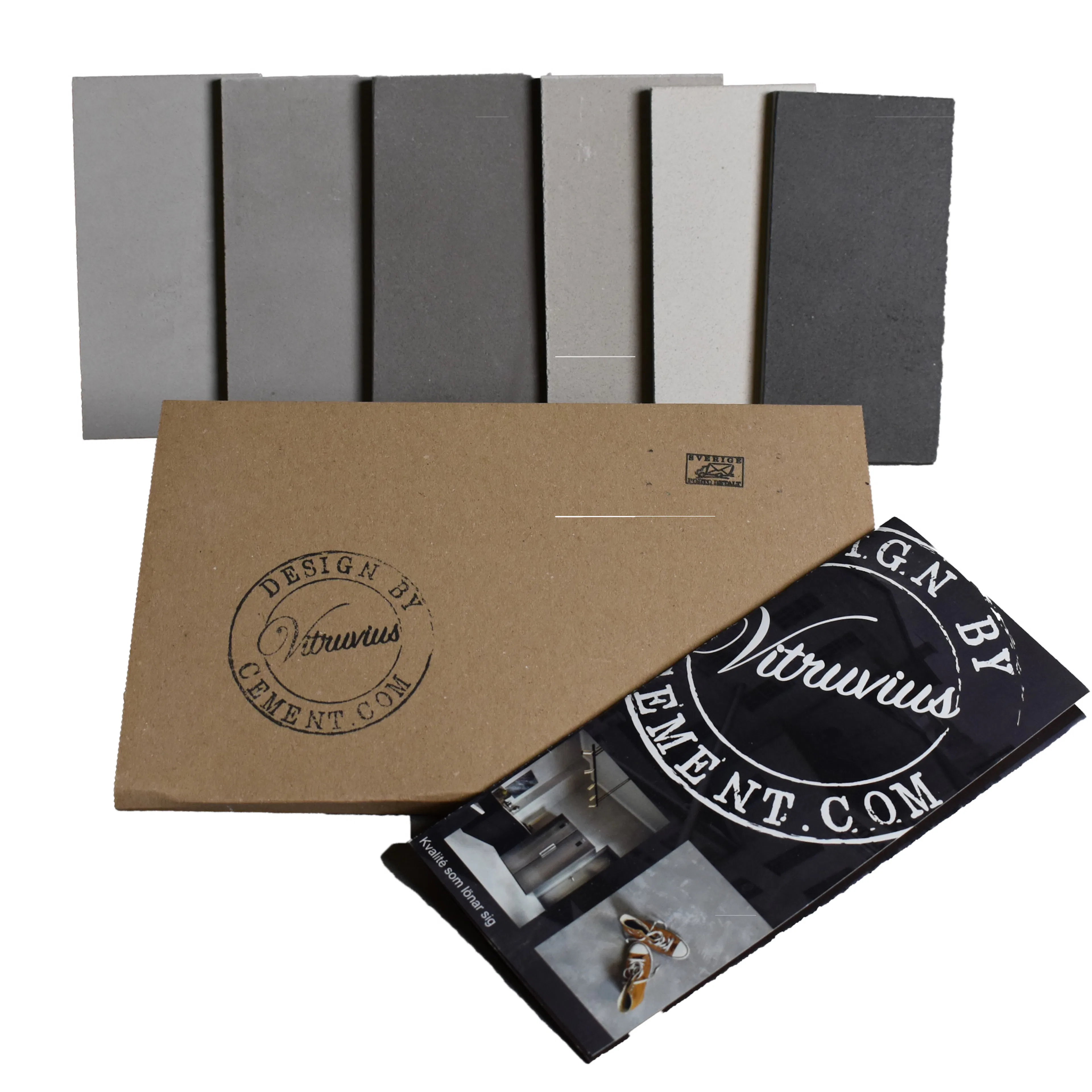 Provbitar Design By Cement Microcement 6 st Färger